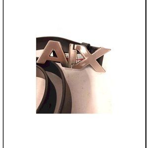 New Rare & Unique Armani Exchange Genuine Leather Belt, 36